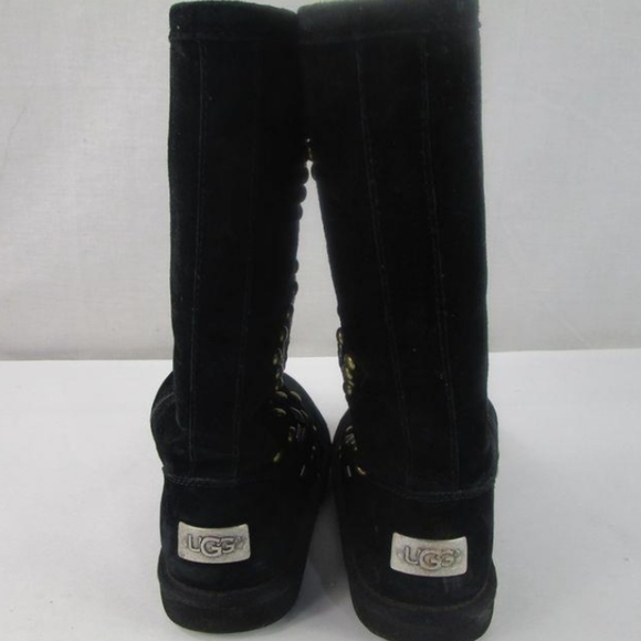 Ugg Avondale boots black with stud design size 7 - Picture 2 of 7